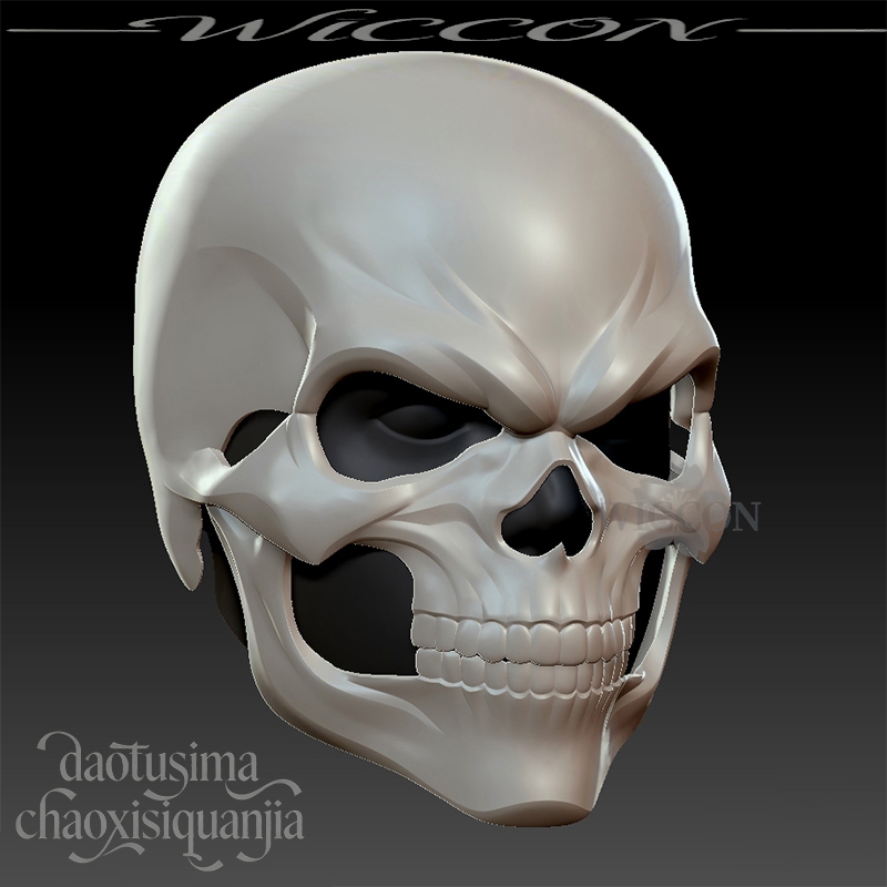 Máscara de Calavera Impresa en - 3D Printing Mask reseña y precio
