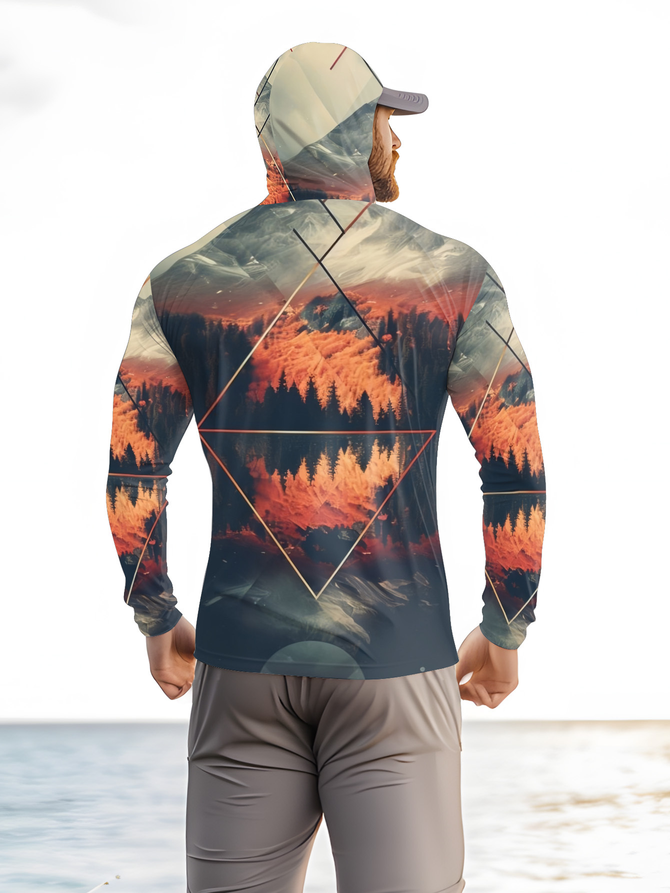Sudadera de Pesca para Hombre  - 3D Printing Mask reseña y precio