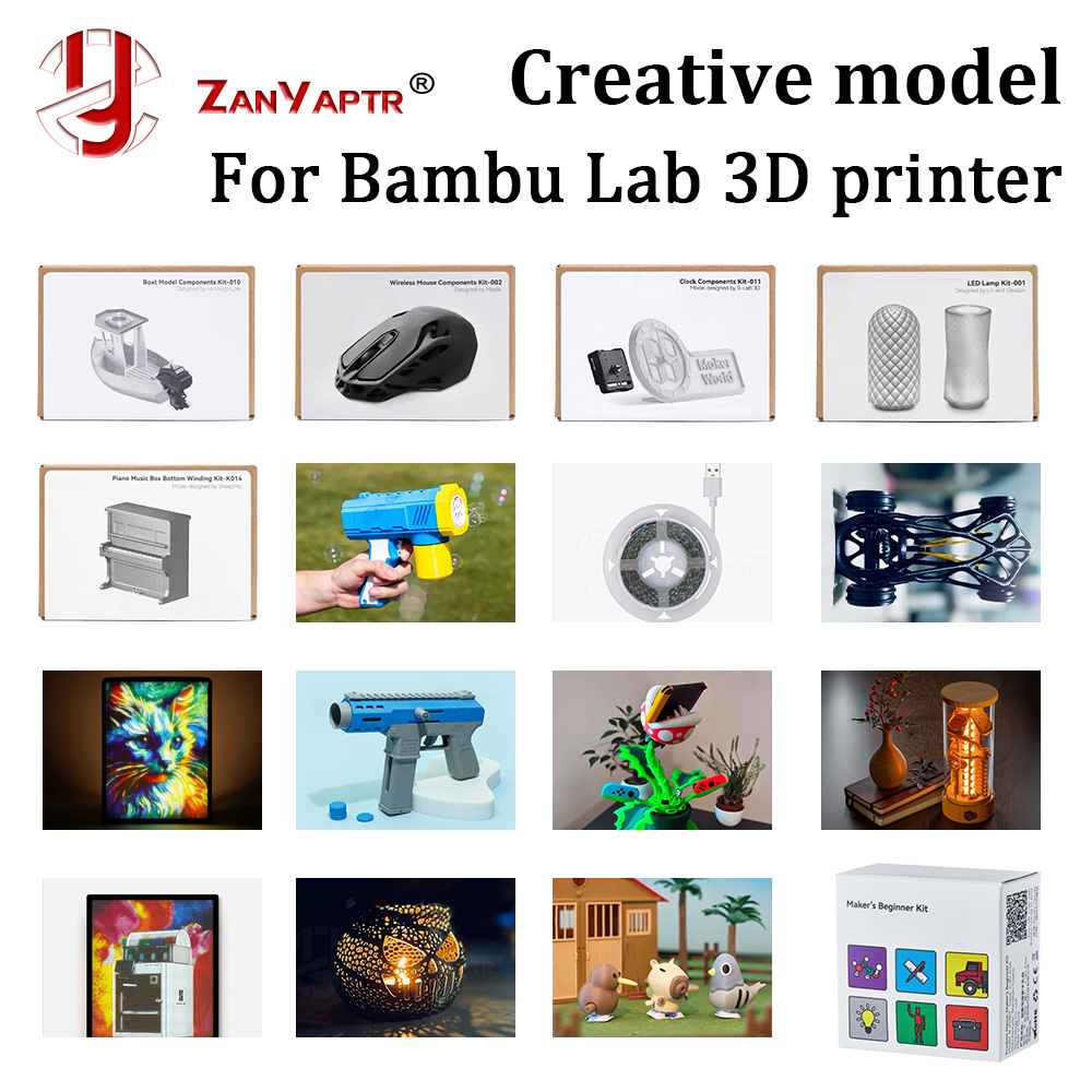 Componentes creativos DIY para - 3D Printing Bambu Lab reseña y precio