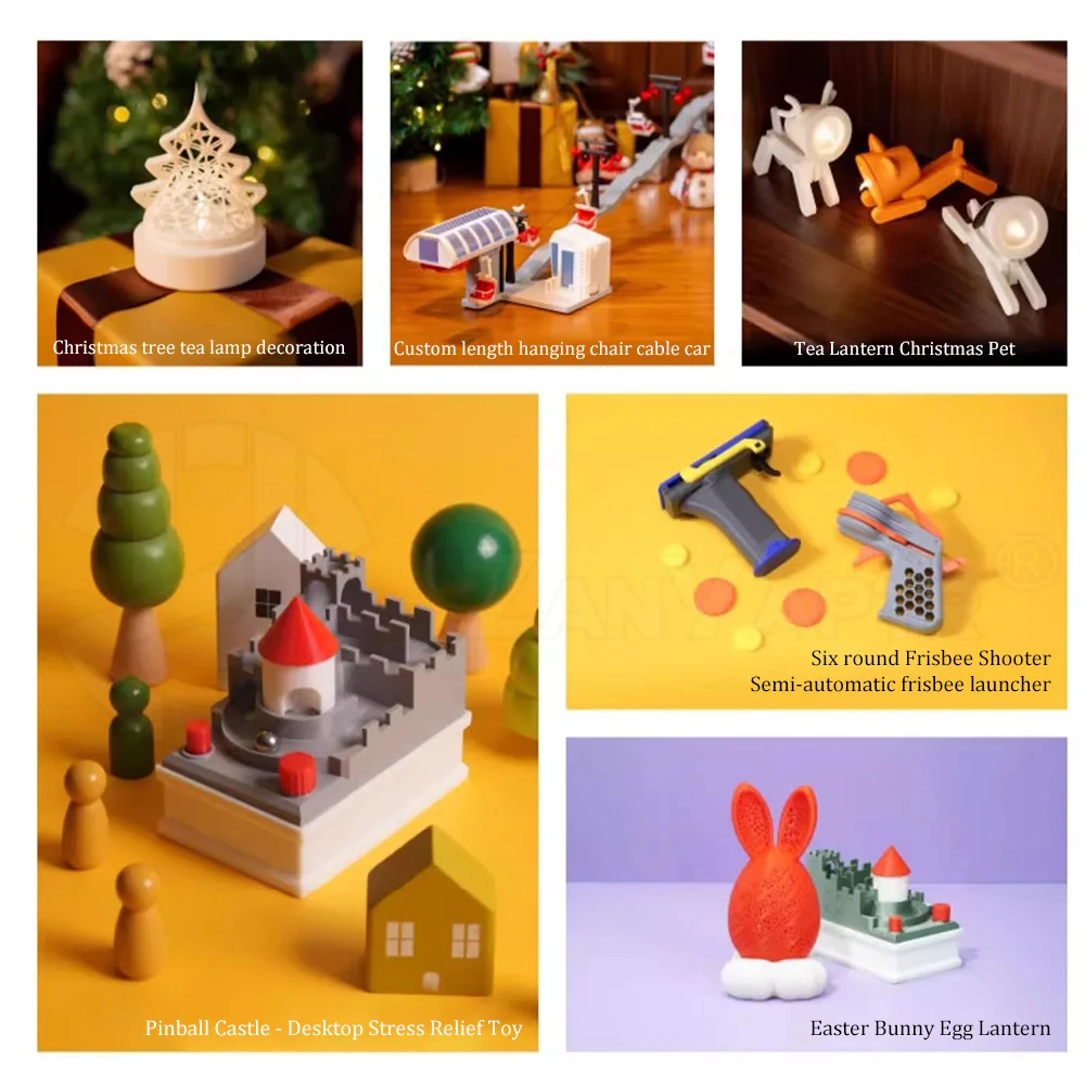 Componentes creativos DIY para - 3D Printing Bambu Lab reseña y precio