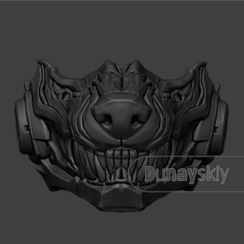 Máscara de lobo Valko de Love  - 3D Printing Mask reseña y precio